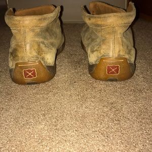 Twisted X 11.5 Moccasins. I can incorporate laces with purchase. Great shape!